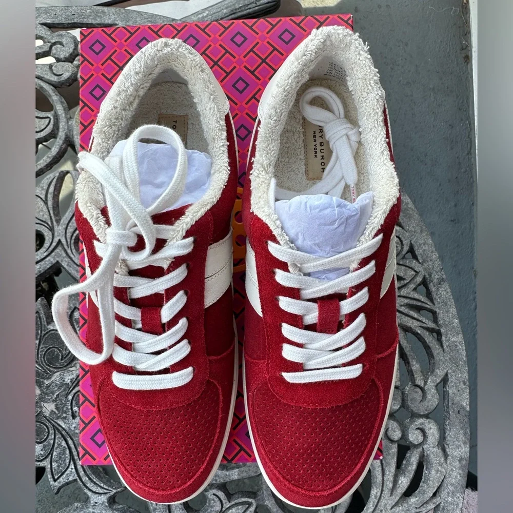 TORY BURCH NEW! Hank Court Sneakers NWT size 7